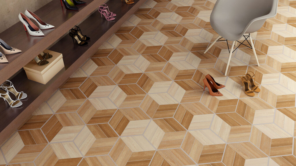 keramik hexagonal Roman_dTribeca_Natural_34x39