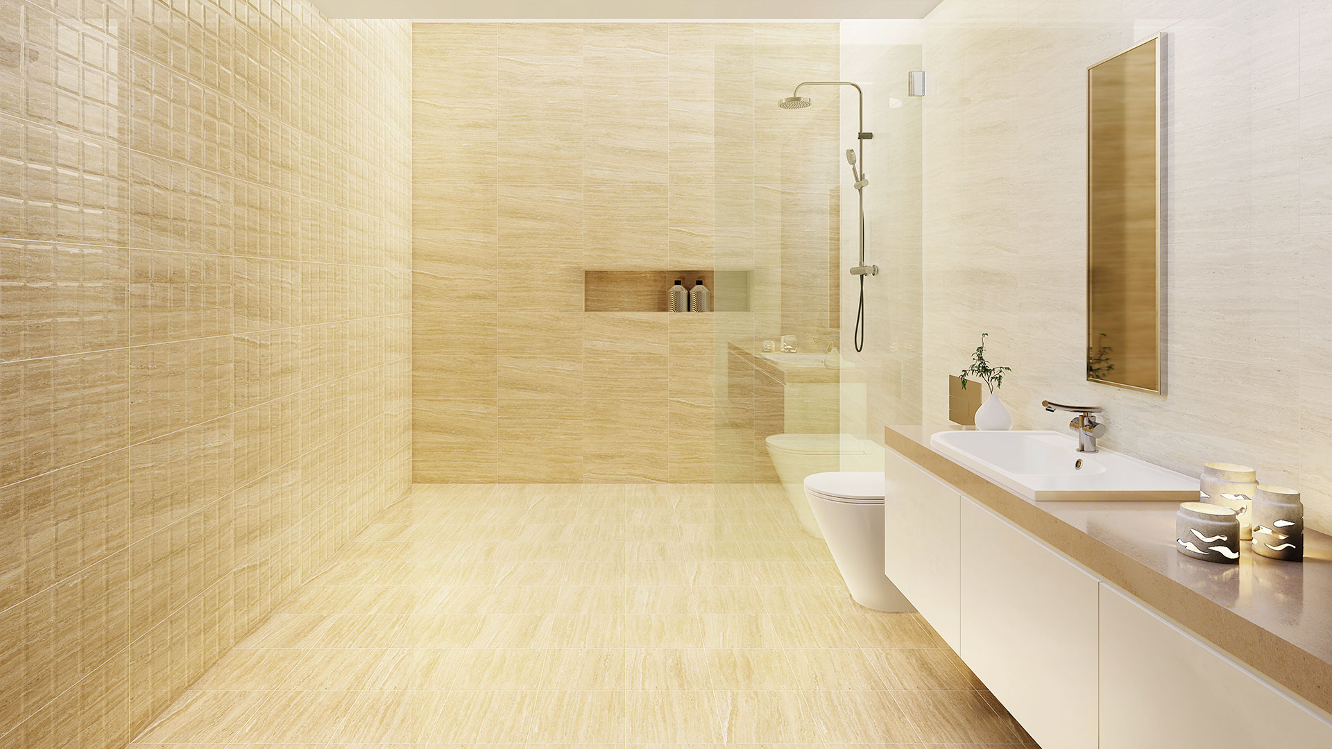 10 Rekomendasi Keramik Dinding Kamar Mandi Estetik - Roman What You and