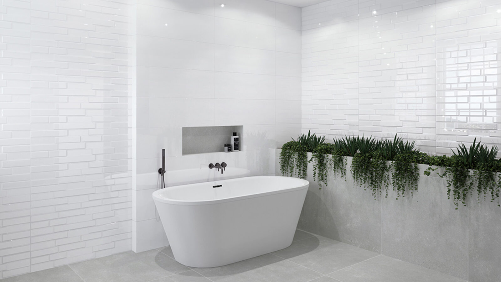 Perpaduan Keramik Lantai dan Dinding Kamar Mandi dari Roman - Roman