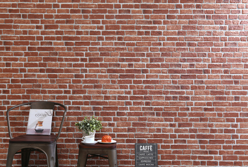 dinding motif brick